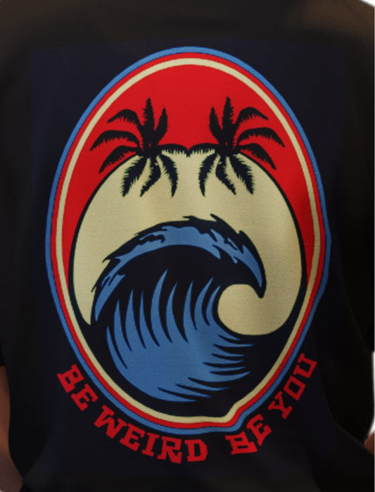 Nazaré Big Wave Surfing T-shirt T-Shirt Weirdo4Life