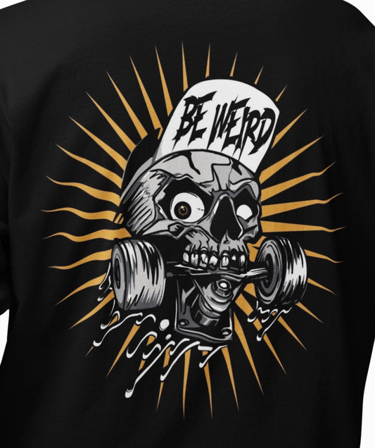Skateboarding Skull T-shirt T-Shirt Weirdo4Life