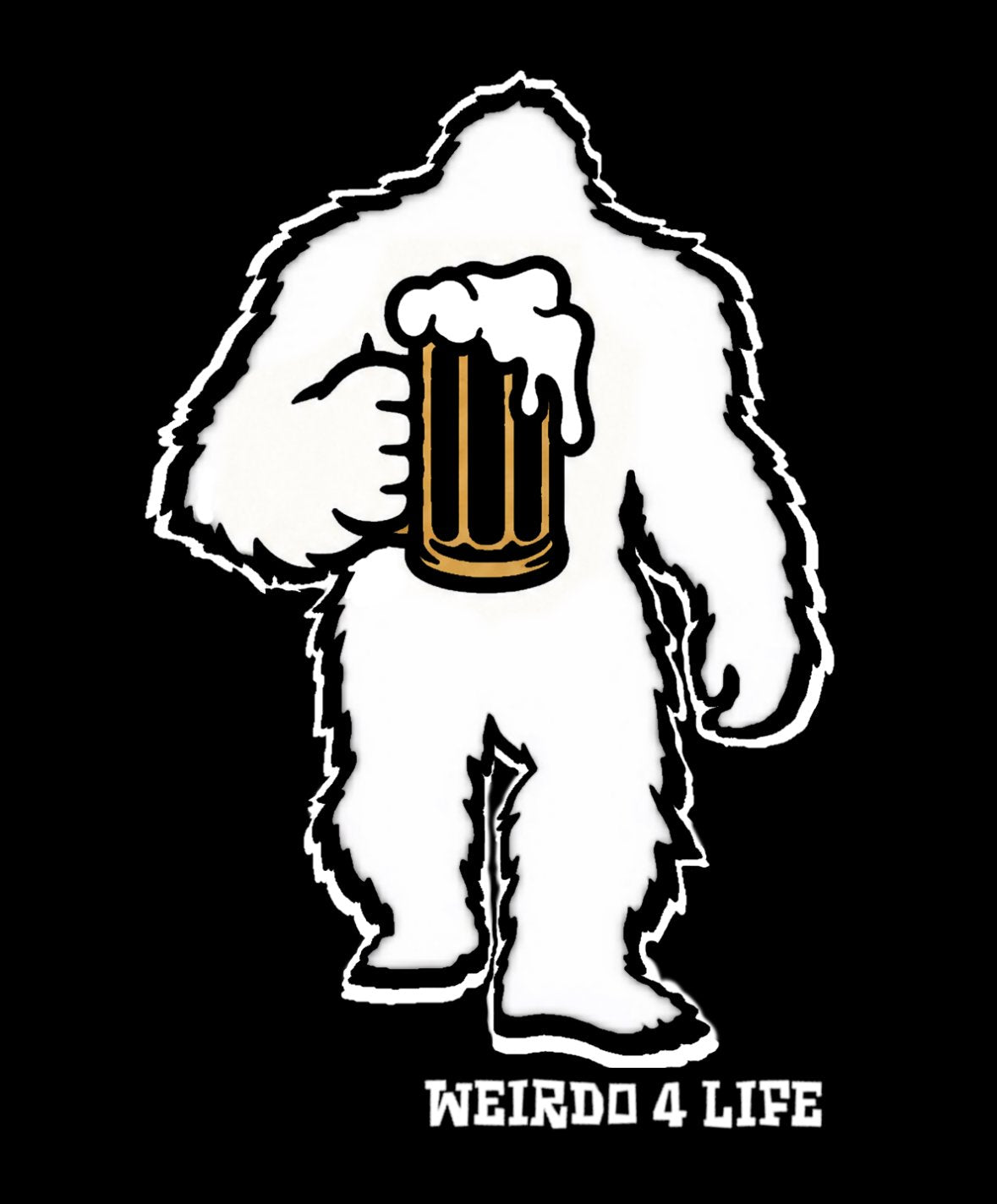 Bigfoot Beer Hoodie Hoodie Weirdo4Life