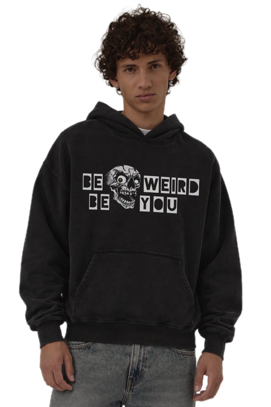 Core - Be Weird Be You Skull Hoodie Hoodie Weirdo4Life