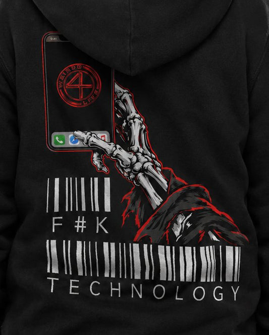 F#K Technology Hoodie Hoodie Weirdo4Life