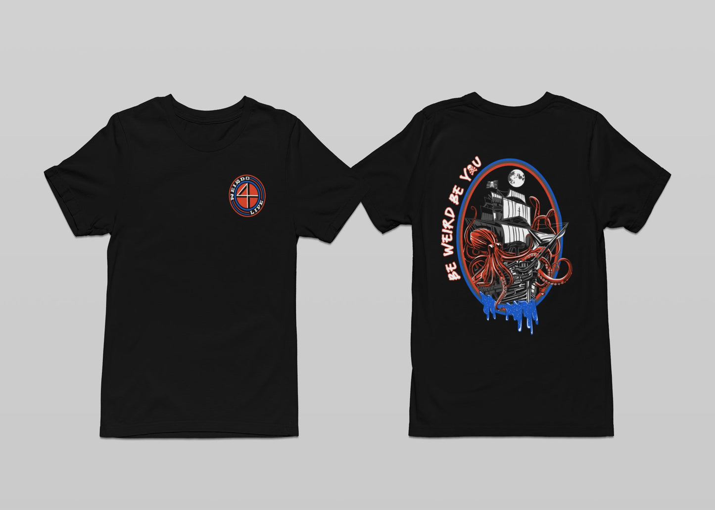 Kraken and the Pirates T-shirt