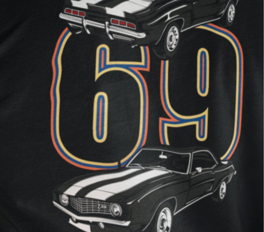 69 Camaro T-shirt T-Shirt Weirdo4Life 