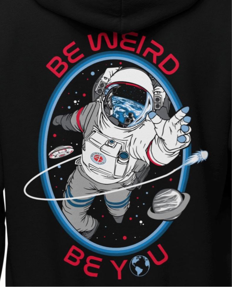 Space Explorer Hoodie Hoodie Weirdo4Life 