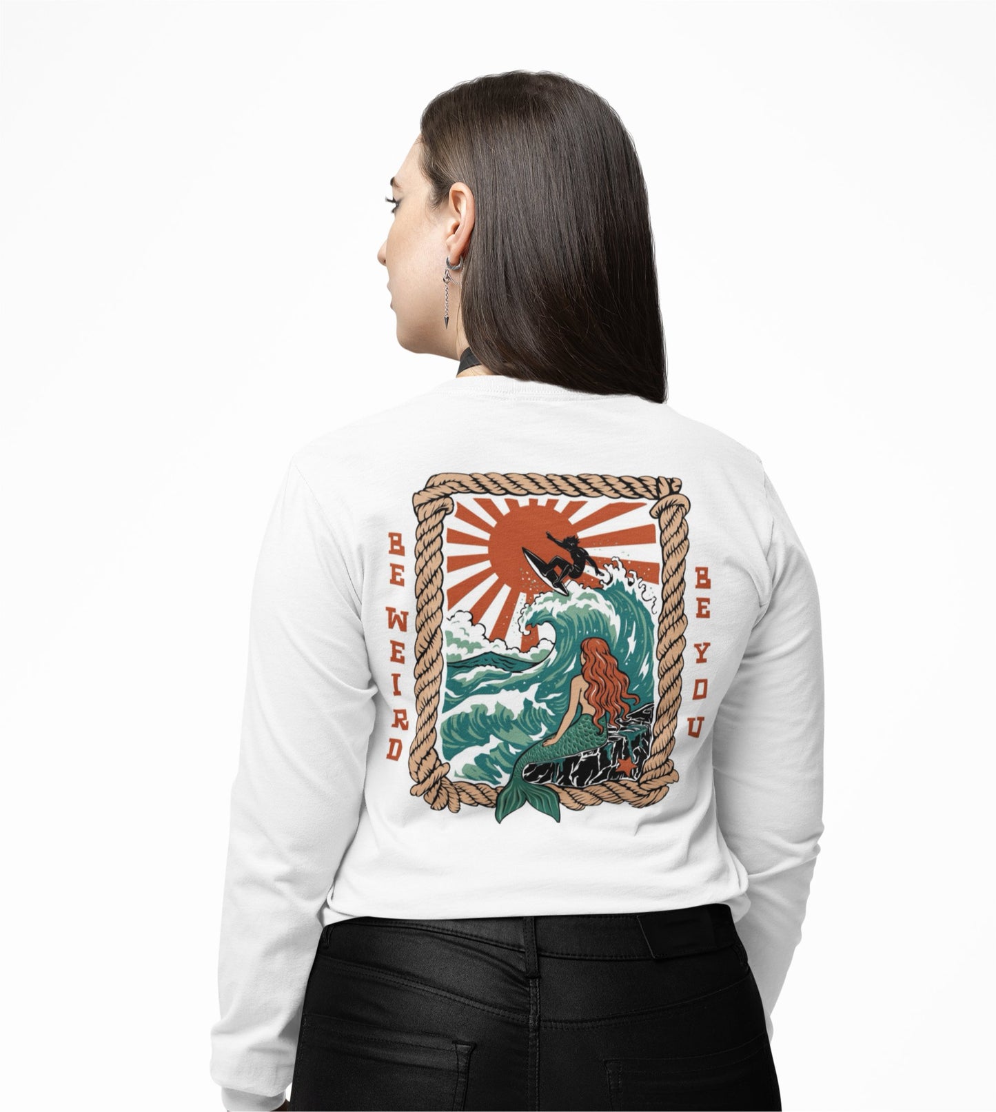 Surfers & Sirens Long Sleeve T-shirt