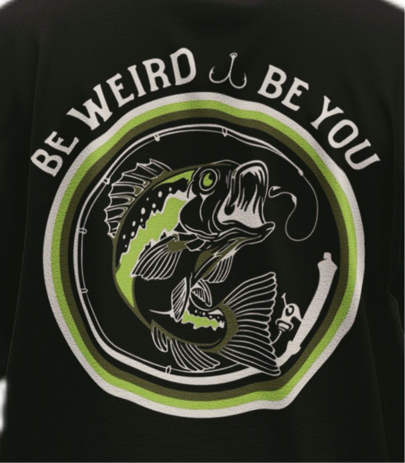 Bass Fishing T-shirt T-Shirt Weirdo4Life 