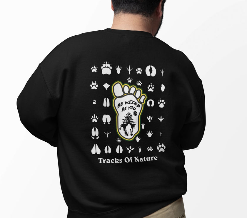 Bigfoot Tracks Hoodie Weirdo4Life 