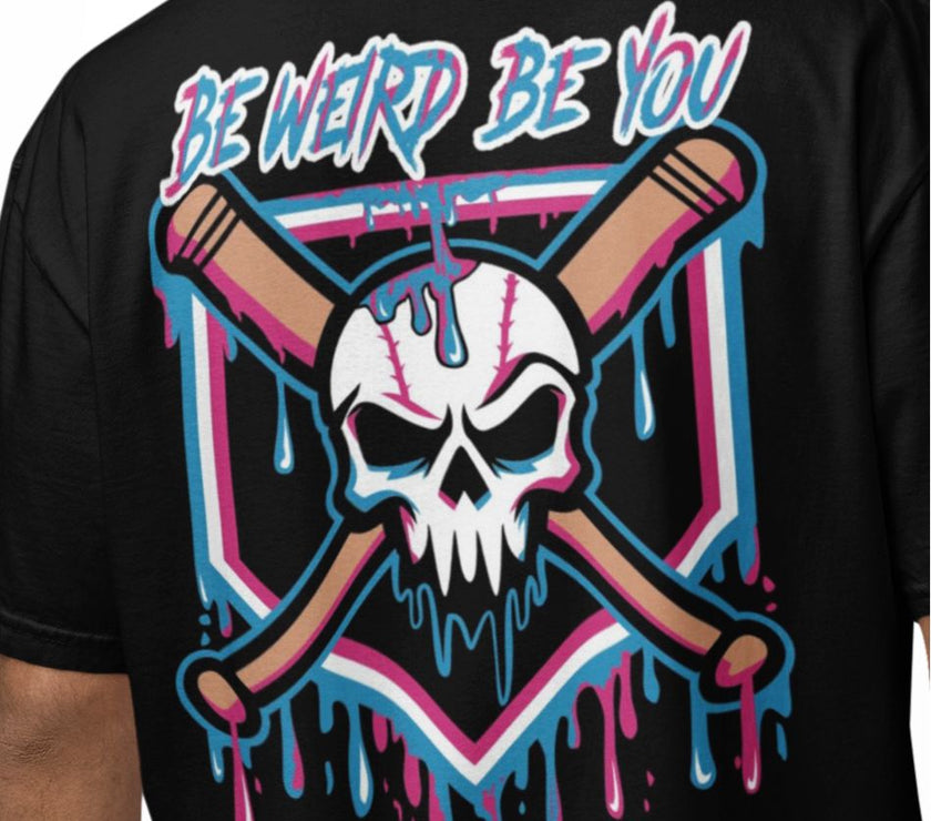Baseball Drip T-shirt T-Shirt Weirdo4Life 