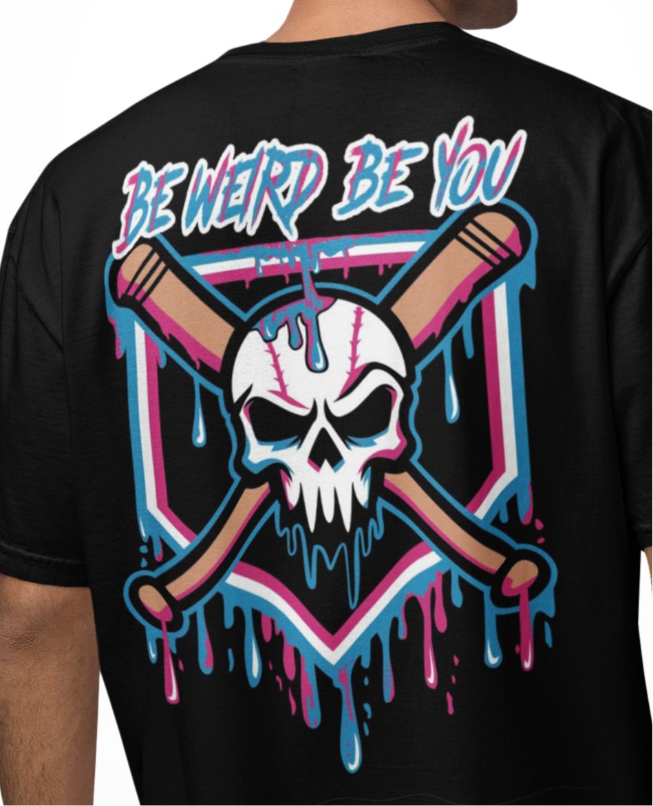 Baseball Drip T-shirt T-Shirt Weirdo4Life 
