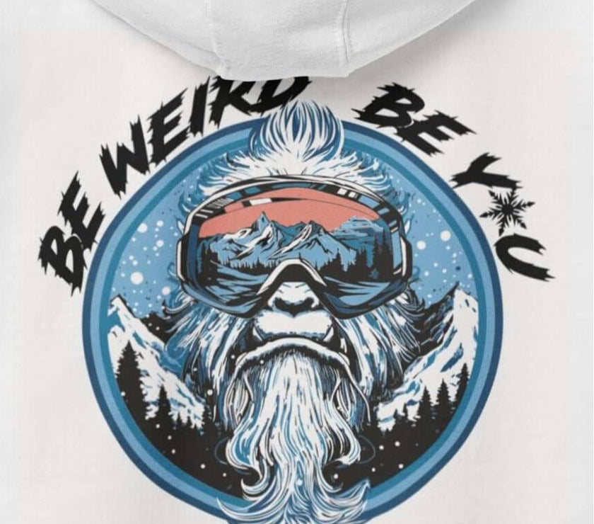 Abominable Snowman Snowboarding Hoodie