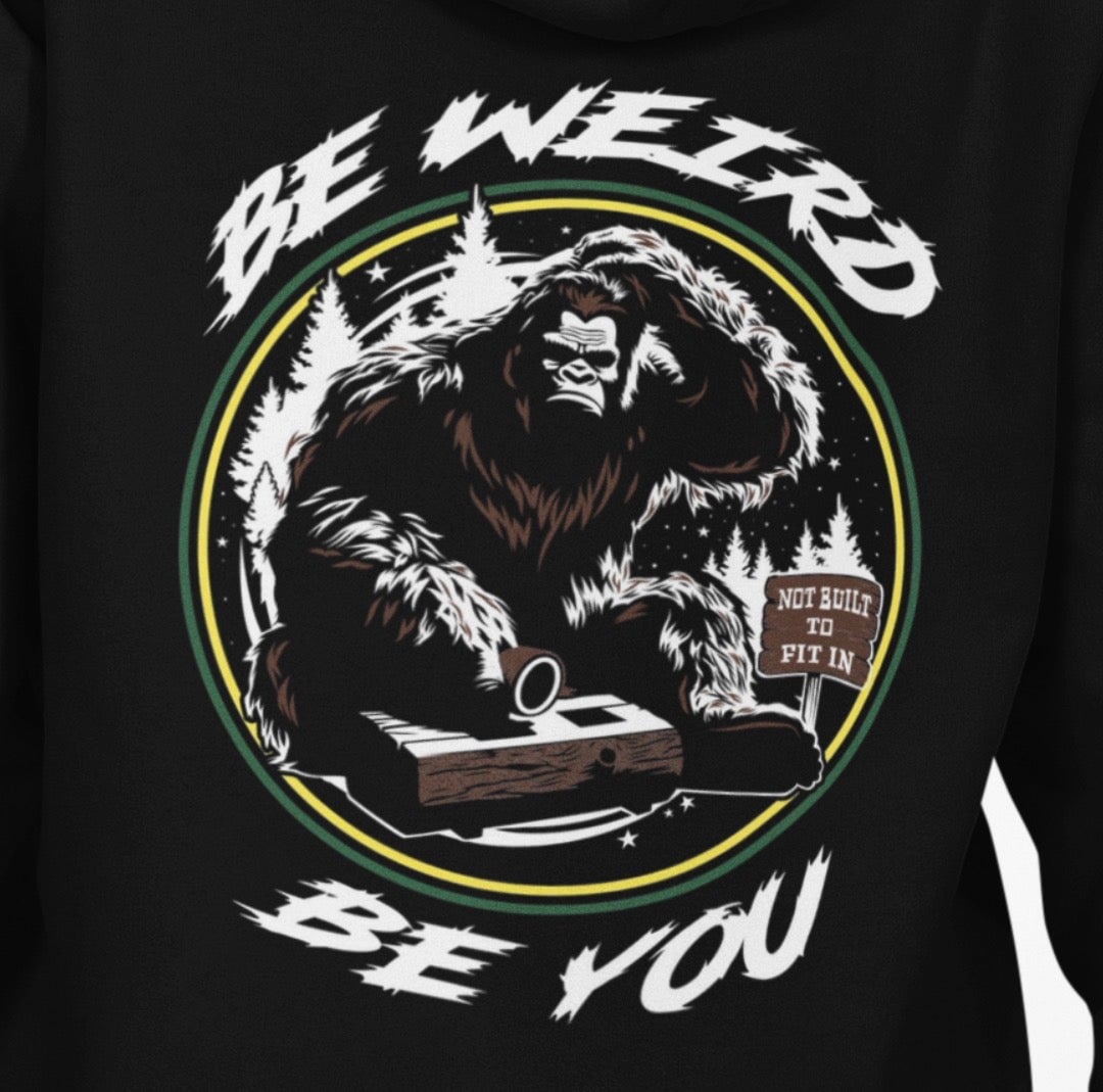 Bigfoot - Fit In Hoodie Hoodie Weirdo4Life 