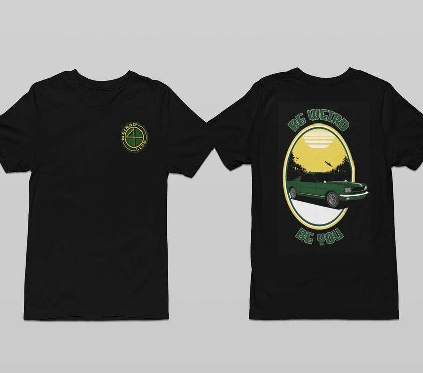 Classic Mustang T-shirt - Weirdo 4 Life T-Shirt Weirdo4Life 