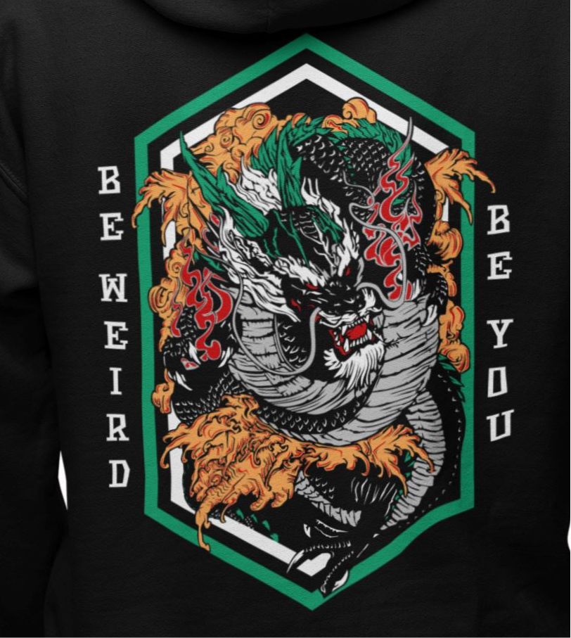 Dragon Hoodie Hoodie Weirdo4Life 