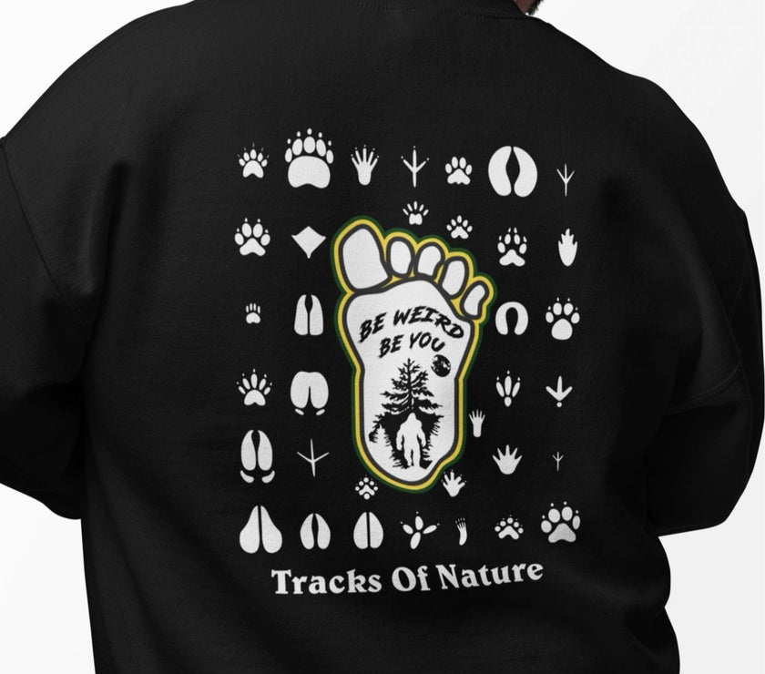Bigfoot Tracks Hoodie Weirdo4Life 