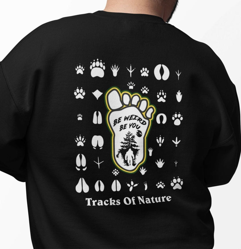 Bigfoot Tracks Hoodie Weirdo4Life 