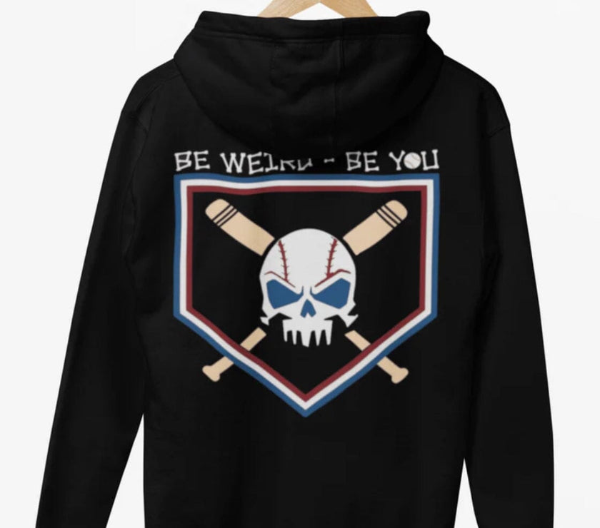 Baseball Hoodie - Weirdo 4 Life Hoodie Weirdo4Life 