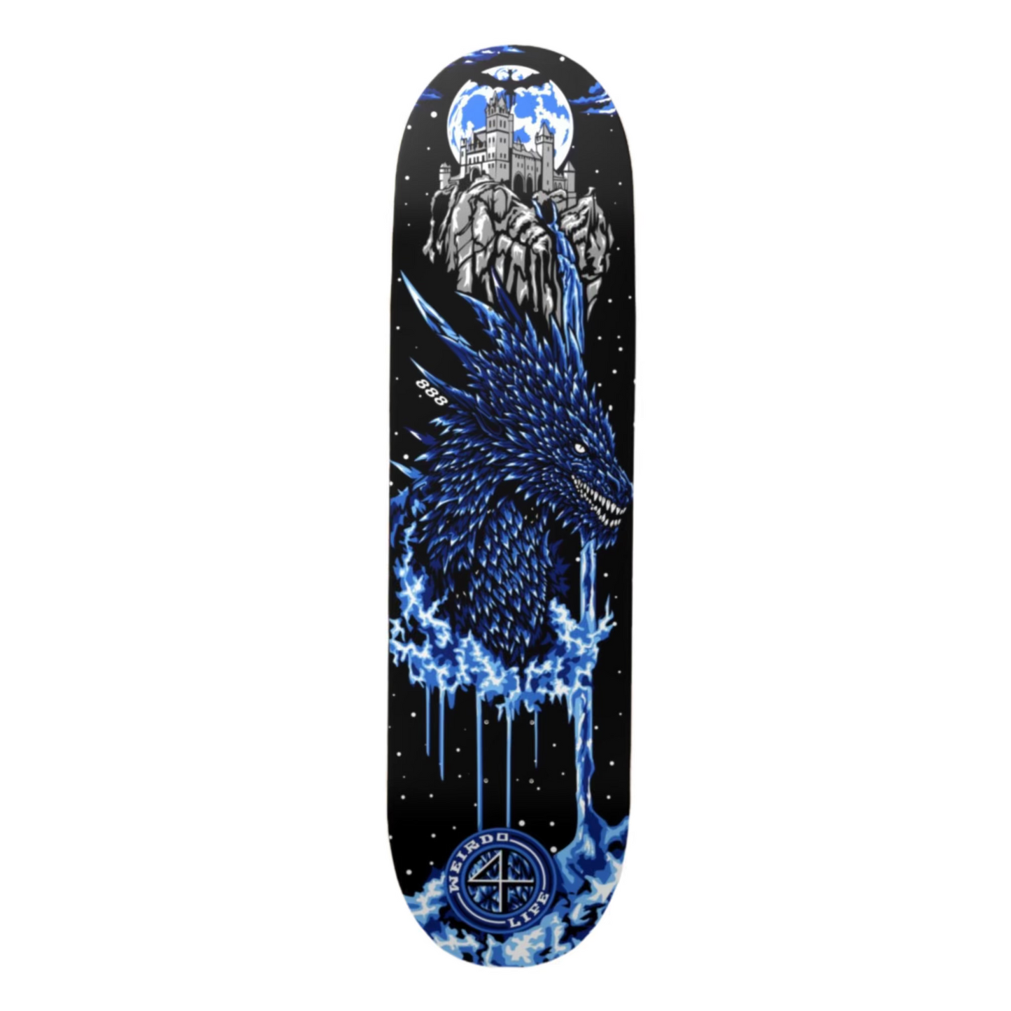 “Blue Dragon” Skateboard by 888 Weirdo4Life 