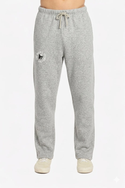 Core - Live Weird Die Famous Fleece Straight-Leg Pants Weirdo4Life 