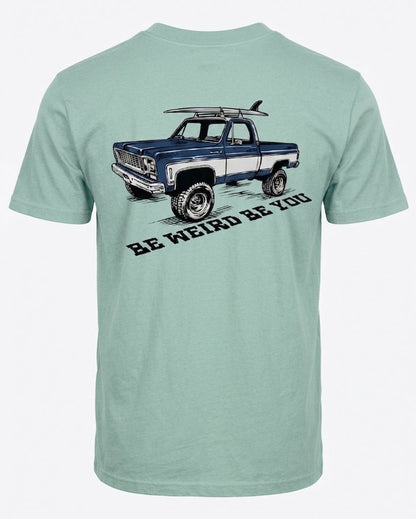 Surf Truck T-shirt Weirdo4Life Sea Foam Green S 