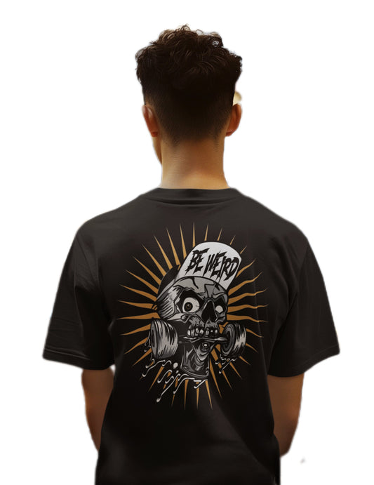 Skateboarding Skull T-shirt T-Shirt Weirdo4Life 