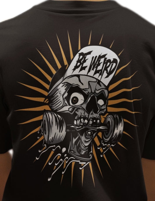 Skateboarding Skull T-shirt T-Shirt Weirdo4Life 