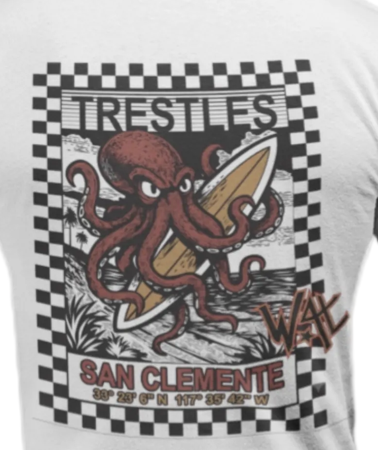 Surfing Kraken - Trestles