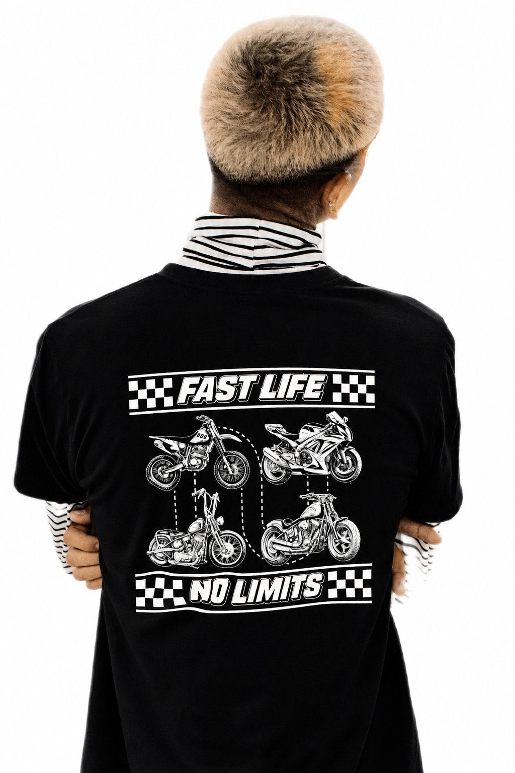 Fast Life, No Limits T-shirt T-Shirt Weirdo4Life 