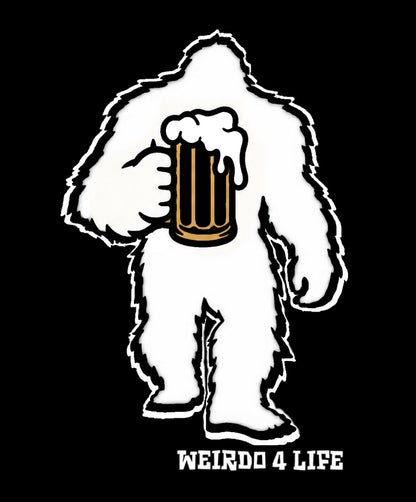 Bigfoot Beer Hoodie Hoodie Weirdo4Life 