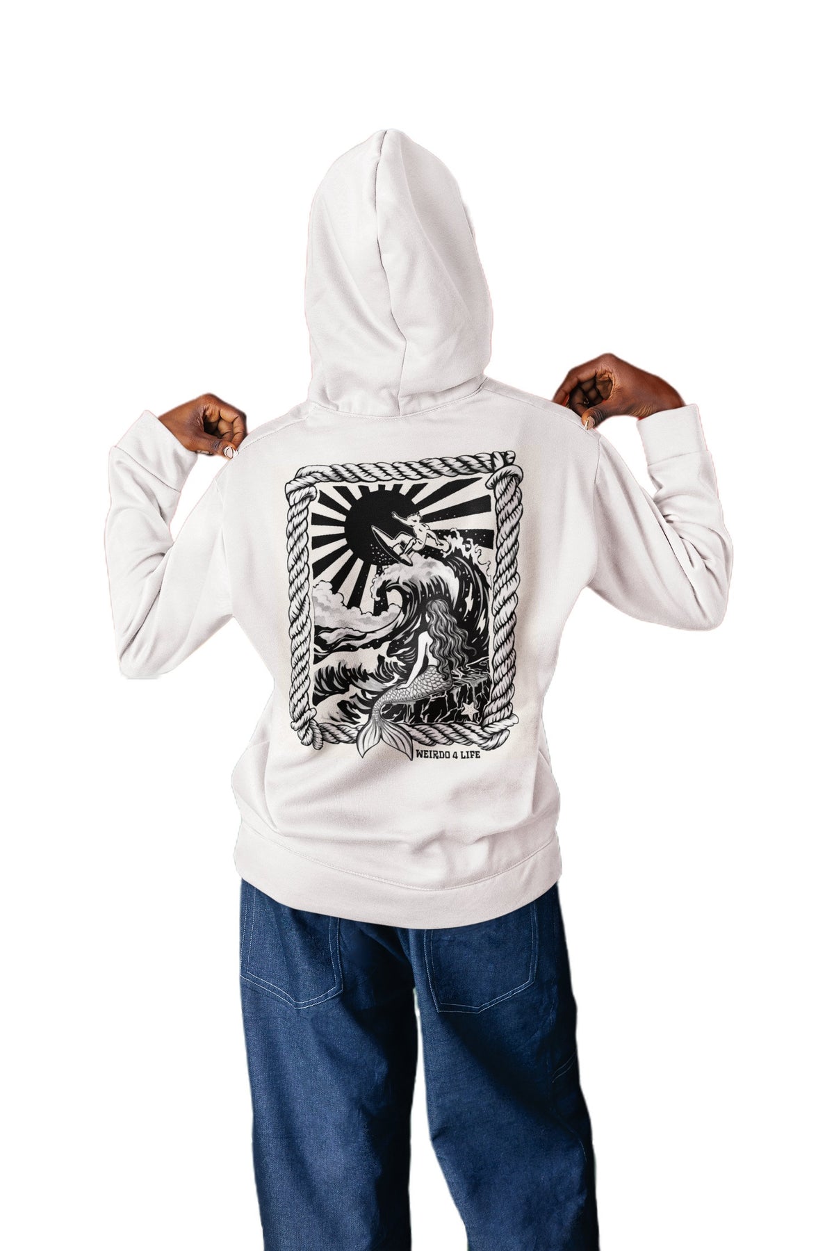 Surfers & Sirens Hoodie Weirdo4Life 