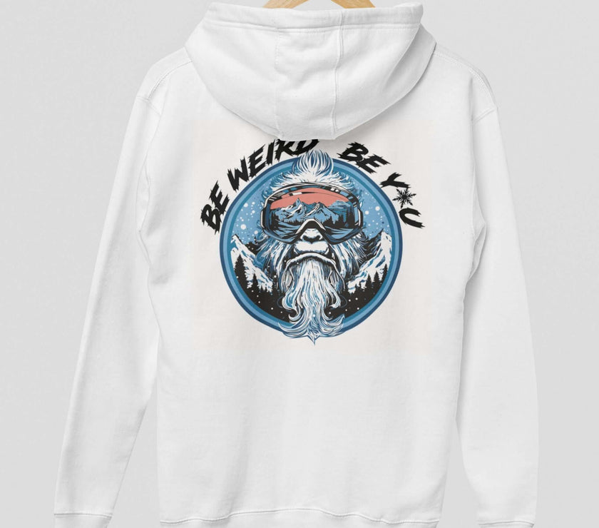 Abominable Snowboarding Hoodie - Weirdo 4 Life Hoodie Weirdo4Life Small White 