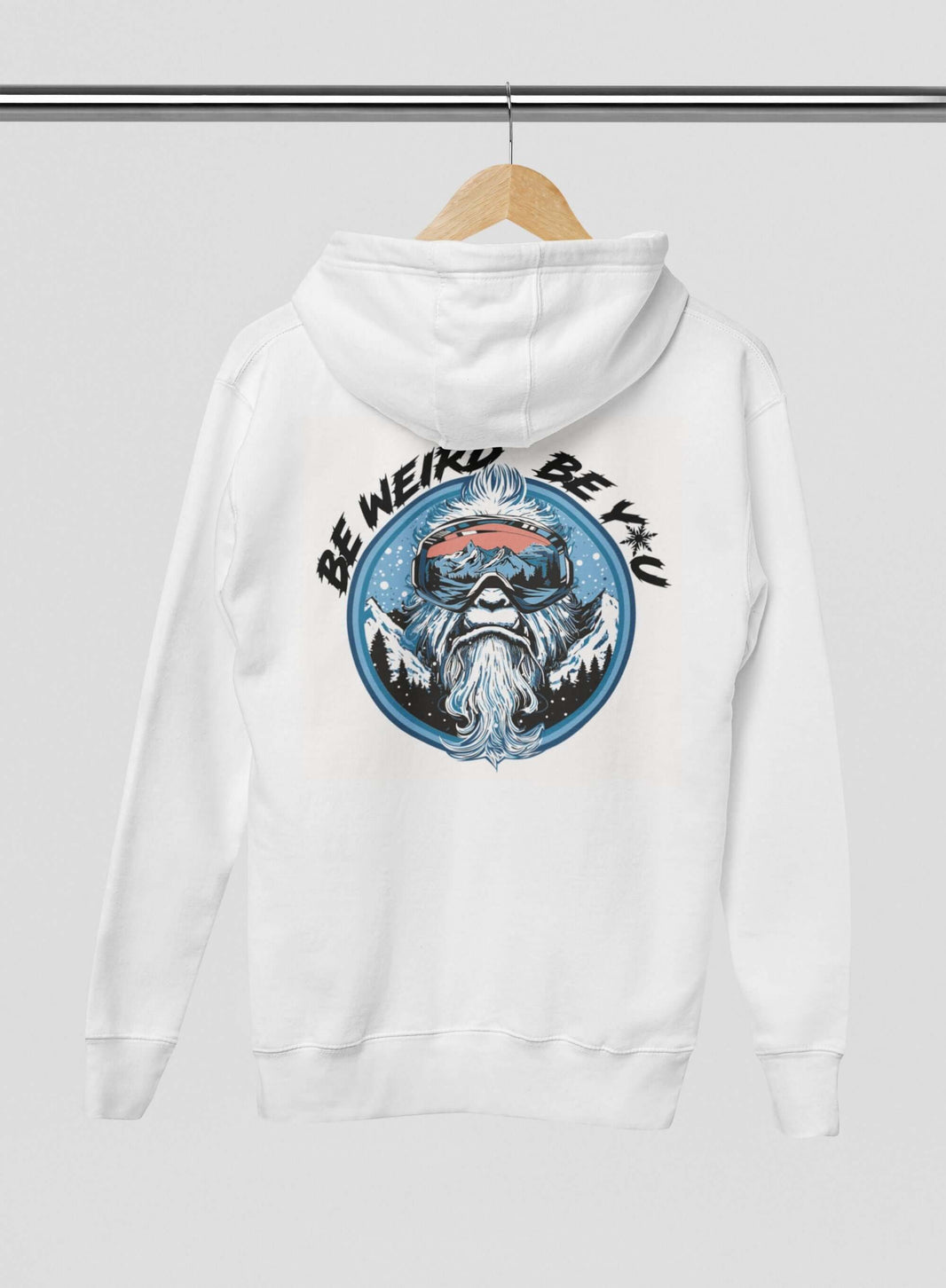 Abominable Snowboarding Hoodie - Weirdo 4 Life Hoodie Weirdo4Life Small White 