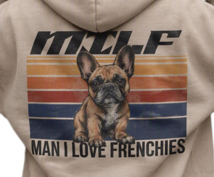 MILF - French Bulldog Hoodie Hoodie Weirdo4Life 