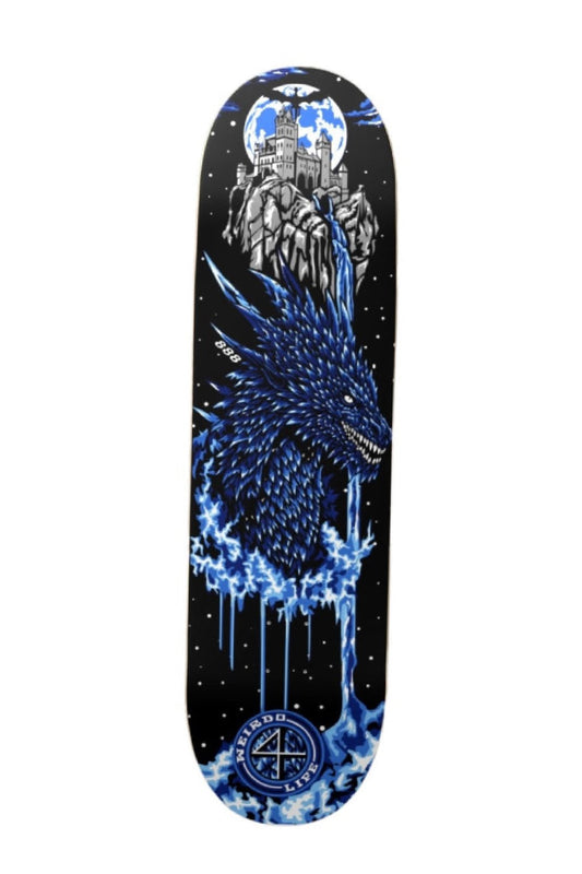 “Blue Dragon” Skateboard by 888 Weirdo4Life 