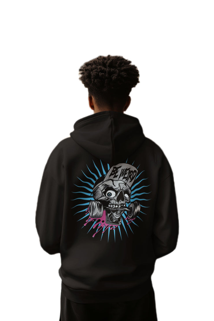 Skateboarding Skull Hoodie Hoodie Weirdo4Life 