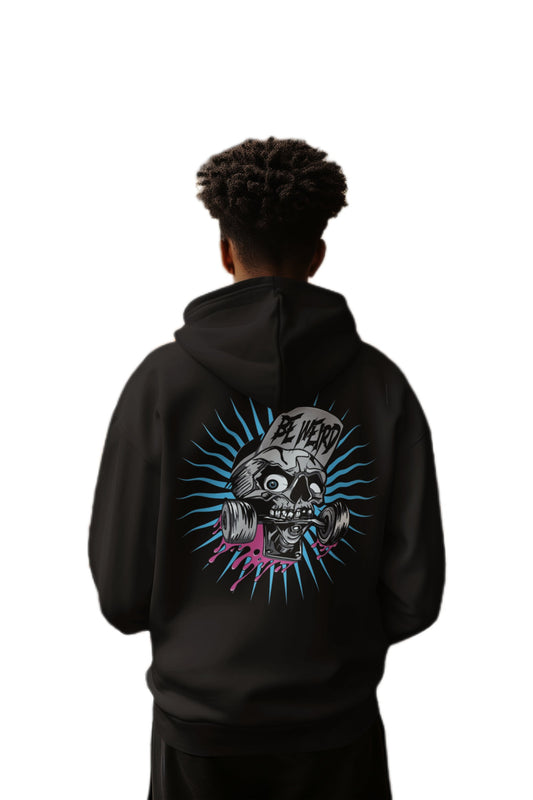 Skateboarding Skull Hoodie