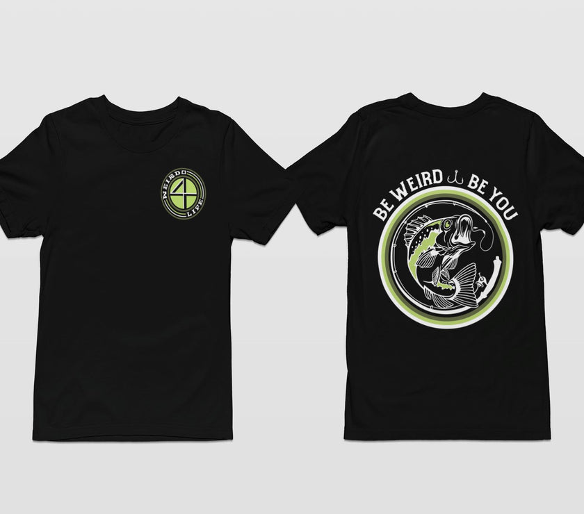 Freshwater Fishing T-shirt - Weirdo 4 Life T-Shirt Weirdo4Life 