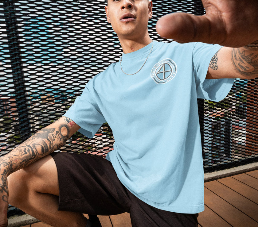 The Core Tee T-Shirt Weirdo4Life Dusty Blue S 