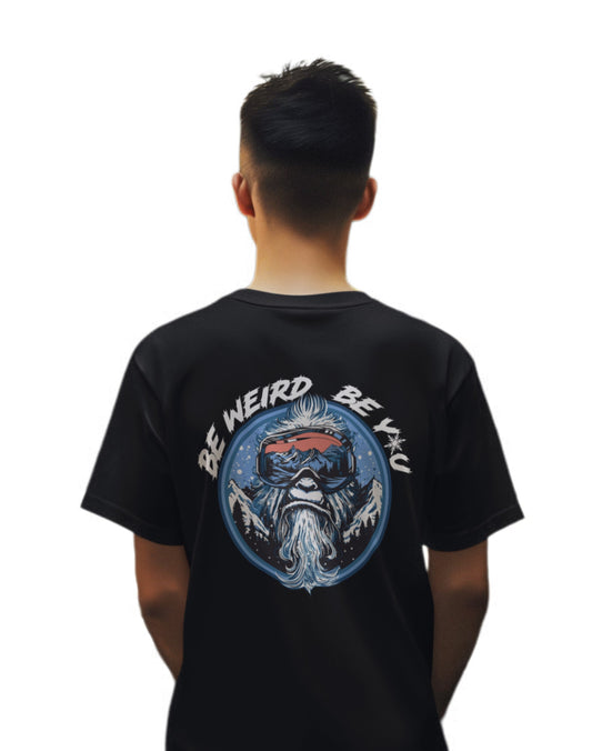 Abominable Snowman Snowboarding T-shirt T-Shirt Weirdo4Life 