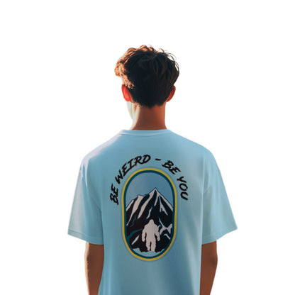 Mountaineering Yeti T-shirt T-Shirt Weirdo4Life Light Blue Small 
