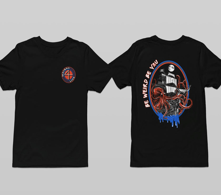 Kraken T-shirt - Weirdo 4 Life T-Shirt Weirdo4Life 