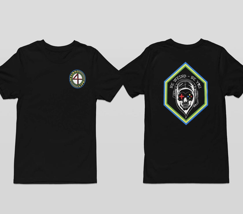 Video Gaming T-shirt - Weirdo 4 Life T-Shirt Weirdo4Life Small Black 