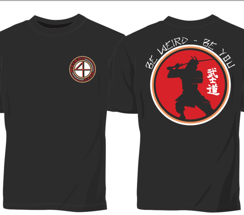 Weirdo 4 Life - Samauri Fighting Stance T-shirt