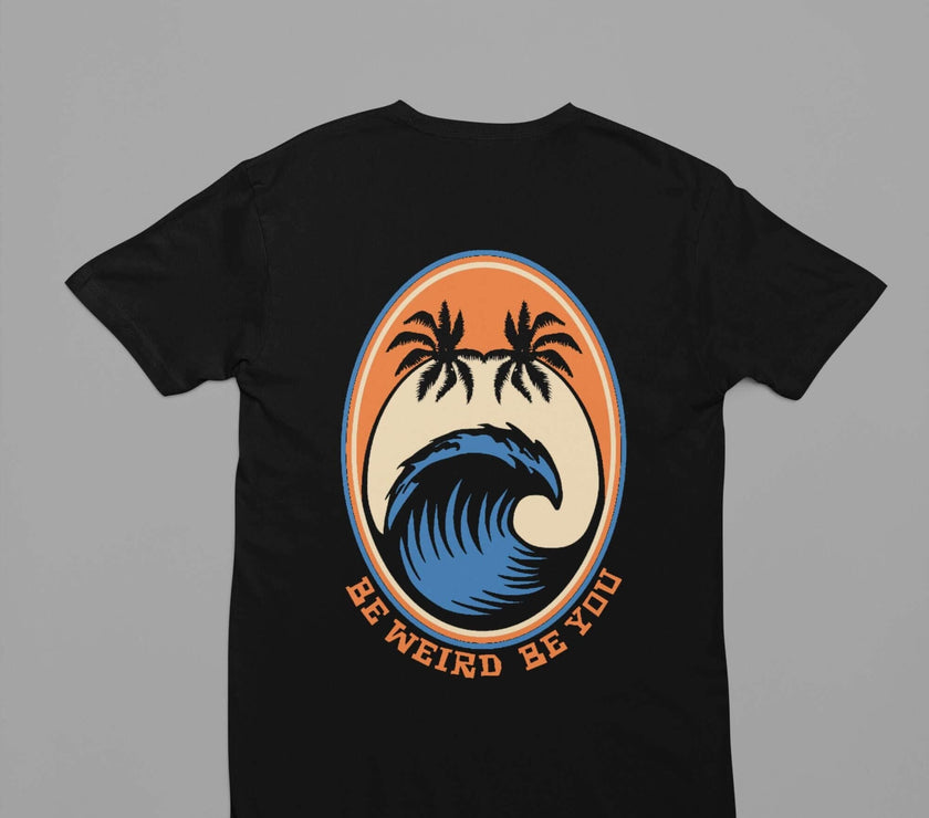 Nazaré Wave Riders T-shirt - Weirdo 4 Life (Graphic on Front) T-Shirt Weirdo4Life 