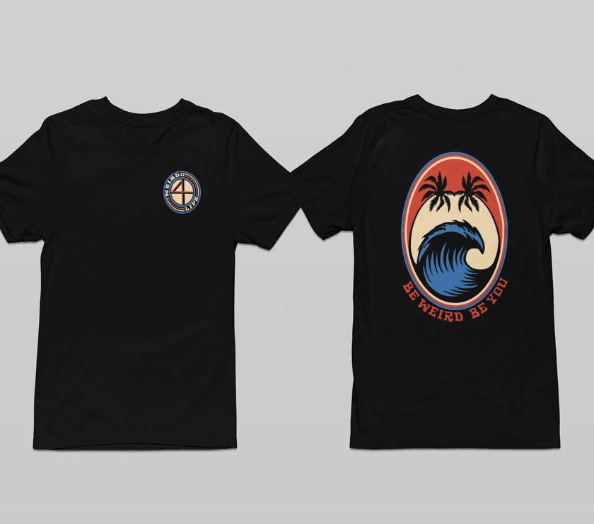 Nazaré Big Wave T-shirt - Weirdo 4 Life T-Shirt Weirdo4Life 