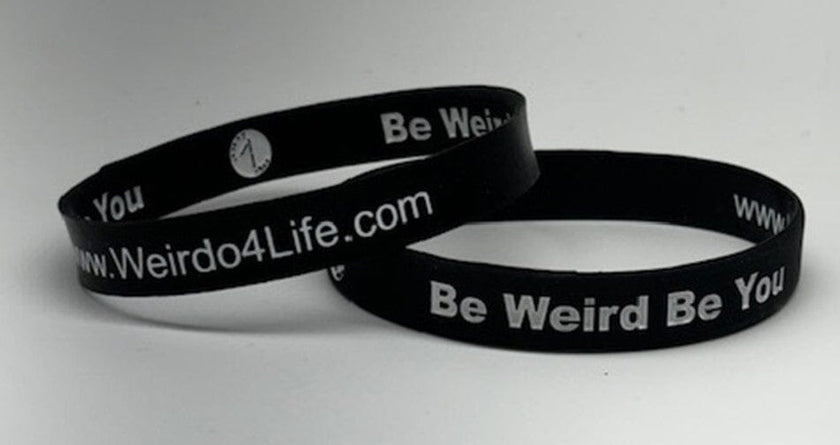 Rubber Wristband - Be Weird Be You Lanyard Weirdo 4 Life 